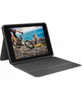 Logitech Rugged Folio QWERTZ Vokiečių Smart Connector Grafitas