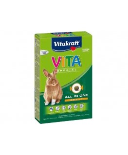 Vitakraft 25314 väikelooma toit Graanulid 600 g Küülik