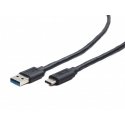Cablexpert CCP-USB3-AMCM-0.5M USB cable USB 3.2 Gen 1 (3.1 Gen 1) USB A USB C Black