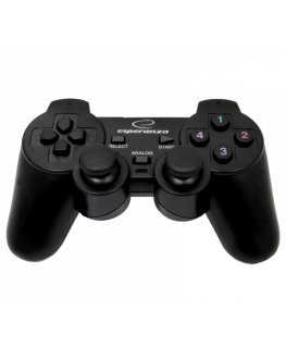 Esperanza EG102 Gaming Controller Black USB 2.0 Gamepad Analogue / Digital PC, Playstation 3