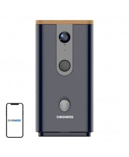 Smart snack feeder with camera T03 Dogness (Black)