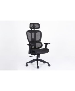 ErgoWork AeroComfort office chair, black