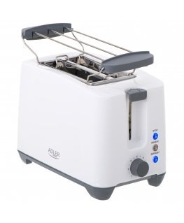 Adler AD 3216 toaster 2 slice(s) 1000 W Grey, White