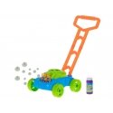 Bubble lawn mower, soap bubble generator