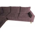 Corner sofa LAYLA LC, greyish pink