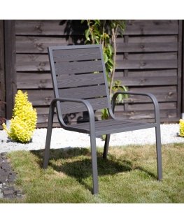 Krzesło ogrodowe Solar anthracytowe PATIO