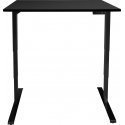 Elfen Ergodesk Pro elektriskais galda rāmis, matēts melns