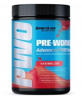 SportLife Pre-Workout Watermelon training booster, 250 g