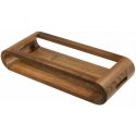 Artelegno vasd two-sided walnut tray - 37 cm