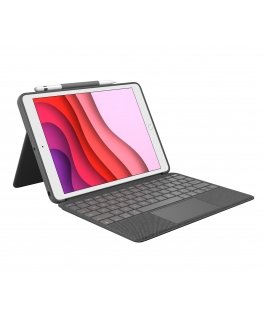 Logitech Combo Touch QWERTZ Vokiečių Smart Connector Grafitas