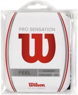Wilson Pro Overgrip Sensation flu, black, 12 pcs