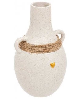 Atmosphera FLORAL keraminė vaza, 22 cm