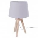 Lamp Table lamp with shade, decorative, gray