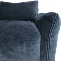Corner sofa and ottoman DIVI dark blue