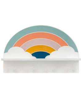 Atmosphera RAINBOW children's room hanger with shelf