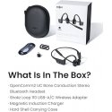 SHOKZ OpenMeet UC Wireless Bluetooth Bone Conduction Videoconferencing Headset with USB-A adapter