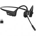 SHOKZ OpenMeet UC Wireless Bluetooth Bone Conduction Videoconferencing Headset with USB-A adapter