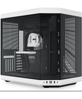 Hyte Y70 Black/White ATX Case with Panorama Window, Black/White