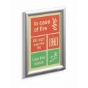 Durable 479623 wall frame 192 x 279 mm Rectangle Silver Aluminium