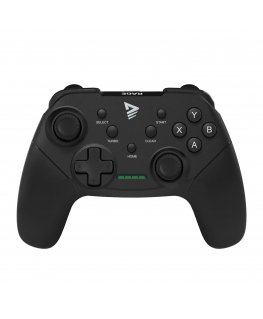Savio RAGE WIRELESS - gamepad - tradlo Черный USB Геймпад Аналоговый ПК, Playstation 3