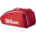 Wilson Super Tour 15-pack mailalaukku, punainen Wilson Super Tour 15-pack mailalaukku, punainen