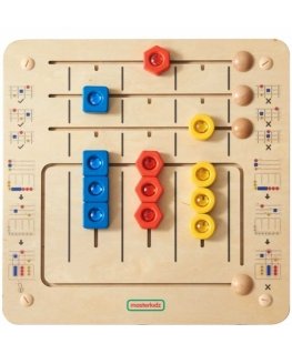 MASTERKIDZ Timanttilajittelupalapeli - Montessori opetusseinätaulu