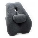 Powerton Lumbar support, gray, with memory foam