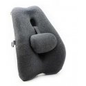 Powerton Lumbar support, gray, with memory foam