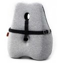 Powerton Lumbar support, gray, with memory foam