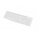 NATEC NAUTILUS keyboard Home/Office USB QWERTY US International White