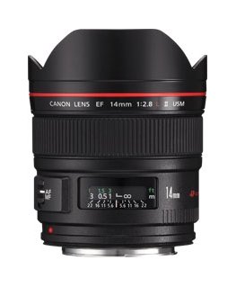 Canon EF 14mm f/2.8L II USM musta