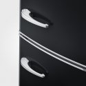 Severin RKG 8998 fridge-freezer Freestanding 315 L E Black