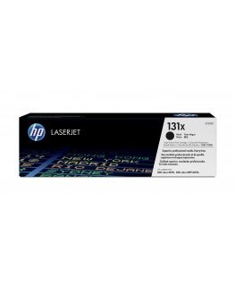 HP 131X, alkuperäinen riittoisa musta LaserJet-värikasetti,