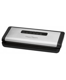 ProfiCook PC-VK 1146 vakuuma aparāts 800 milibāri Melns, Nerūsējošs tērauds