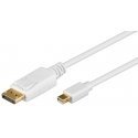 Goobay 52859 DisplayPort-kaapeli 2 m Mini DisplayPort Valkoinen Goobay 52859 DisplayPort-kaapeli 2 m Mini DisplayPort Valkoinen