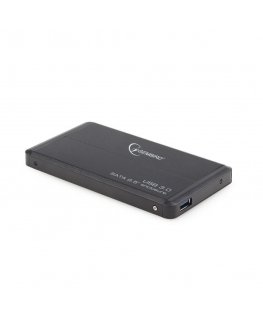 Gembird EE2-U3S-2 storage drive enclosure HDD enclosure Black 2.5"
