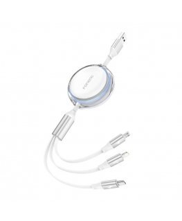 Foneng X113 3-in-1 Cable 1.1M White