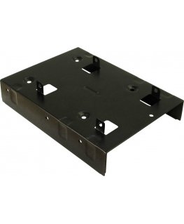 Inter-Tech 88885232 drive bay panel 2x 2.5" Bezel panel Black