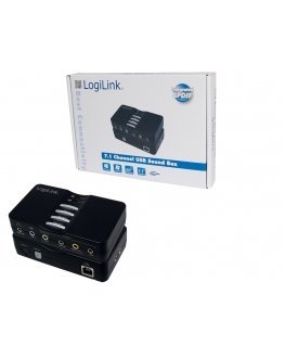 LogiLink USB Sound Box Dolby 7.1 8-Channel 7.1 kanāli