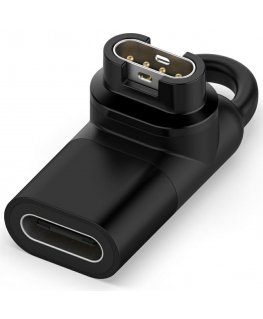 Adapter USB-C Beline do ładowania zegarków Garmin czarny