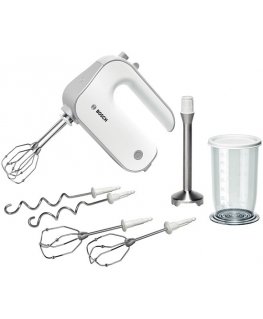 Bosch MFQ4075DE mixer Hand mixer 550 W Silver, White