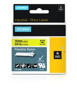 DYMO 18491 этикеточная лента Черный на жёлтом