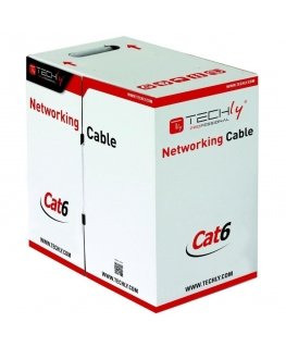 Techly ITP6-CCA-305-BL tīkla kabelis Zils 305 m Cat6 U/UTP (UTP)