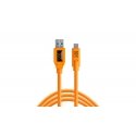 Tether Tools CUC3215-ORG USB-kaapeli USB 3.2 Gen 1 (3.1 Gen 1) 4,6 m USB A USB C Oranssi