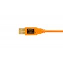 Tether Tools CU5451 USB kabelis USB 2.0 4,6 m USB A Mini-USB B Oranžs