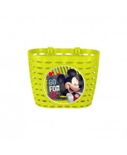 Front basket Mickey, green