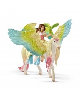 schleich BAYALA Fairy Surah with glitter Pegasus