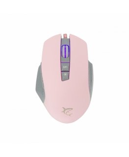 White Shark GARETH Pink pele Speļu Labā roka USB Type-A Optisks 6400 DPI