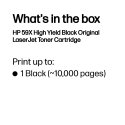 HP 59X High Yield Black Original LaserJet Toner Cartridge