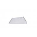Extralink Shelf 1U 350mm Gray 19", for wall cabinets